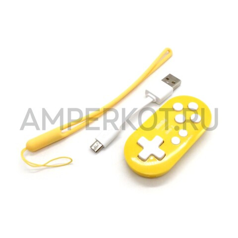 Беспроводной геймпад 8BitDo Zero 2 Bluetooth (Желтый), фото 1