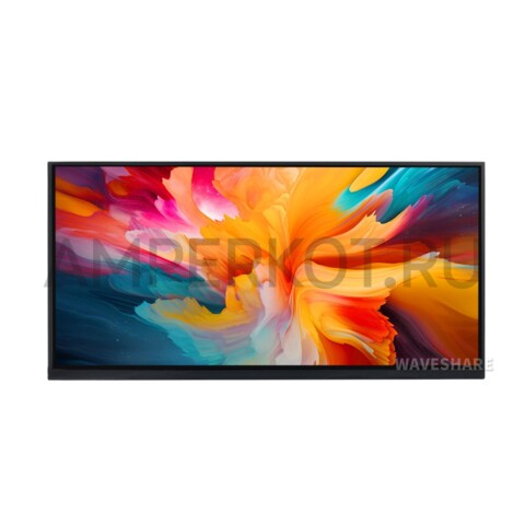 11.6” широкоформатный сенсорный дисплей Waveshare 1768×828, 178° HDMI/Type-C, фото 1
