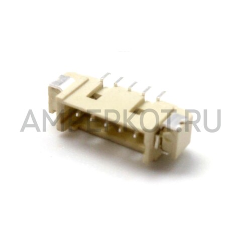 Разъем Micro JST 1.25 мм горизонтальный 5pin, фото 5