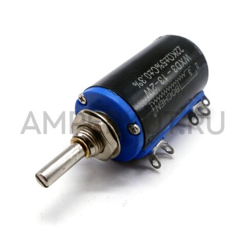 Потенциометр многооборотный WXD3-13-2W, 22кОм, фото 1