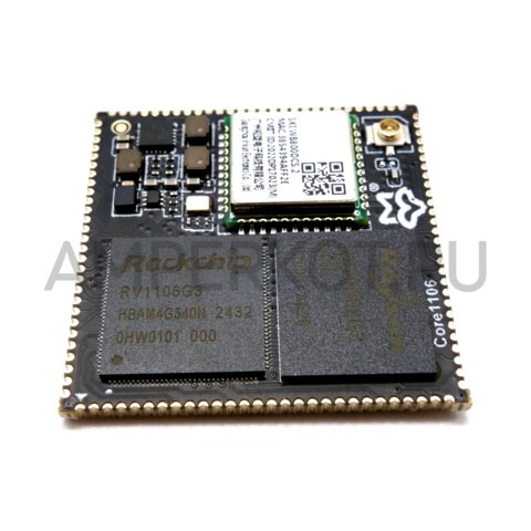 Базовая плата Luckfox Core1106 чип Rockchip RV1106 ARM Cortex-A7/RISC-V MCU/NPU/ISP , 8ГБ eMMC, 256МБ DDR3L, WIFI 6/Bluetooth 5, фото 3