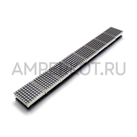 Модуль светодиодной матрицы 64х8 пикселя MAX7219, фото 2