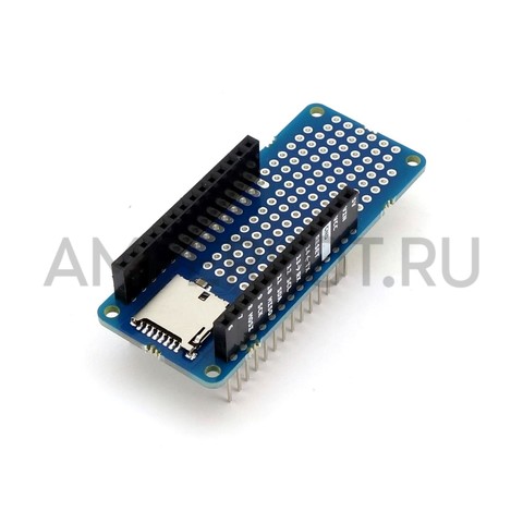 Оригинальная плата расширения с microSD и зоной для макетирования для Arduino MKR, фото 1