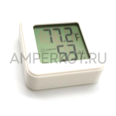 Миниатюрный термометр/гигрометр CX-1207 для помещений с LCD -10 до + 70 °C 10 до  99% RH, фото 2