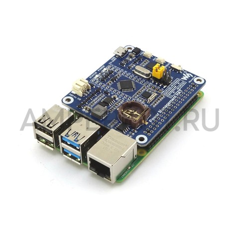 Waveshare Шилд  управления питания для Raspberry Pi встроенным Arduino и RTC, фото 5