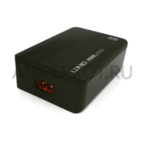 Сетевое зарядное устройство LDNIO A4809C 100W GAN 2xType-C и 2xUSB-A 65W PD QC, фото 4