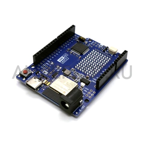 Плата микроконтроллера Arduino Uno R4 Wi-Fi blue, фото 1