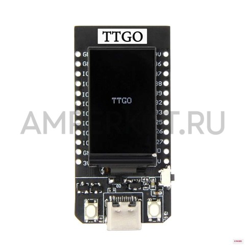 Отладочная плата LILYGO TTGO T-Display ESP32 + 1.14” TFT экран, фото 6