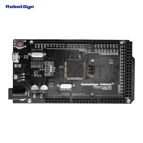Плата MEGA2560 CH340G/ATmega2560-16AU R3 RobotDyn (Arduino-совместимая), фото 4