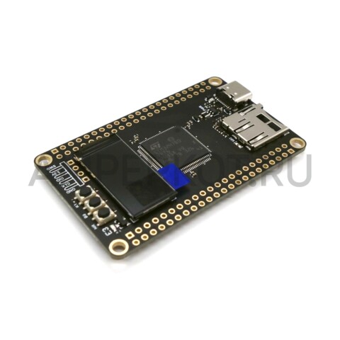 Отладочная плата WeAct STM32H7B0 240МГц 8MB SPI/ 8MB OSPI FLASH 0.96” дисплей + камера OV7725, фото 2