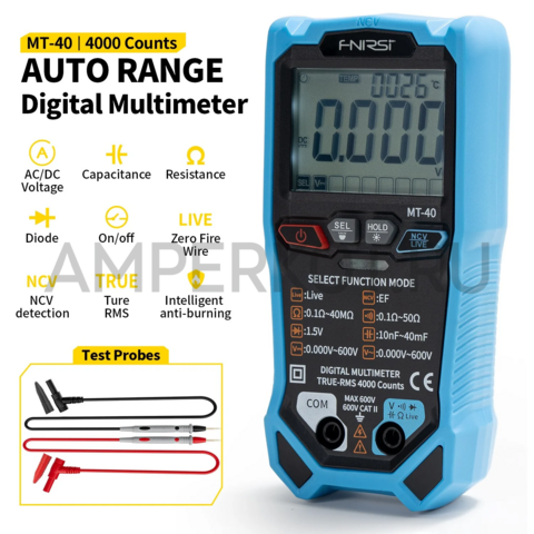 FNIRSI MT-40 цифровой Smart мультиметр, фото 3