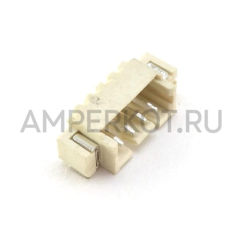 Разъем Micro JST 1.25mm горизонтальный 4pin, фото 1