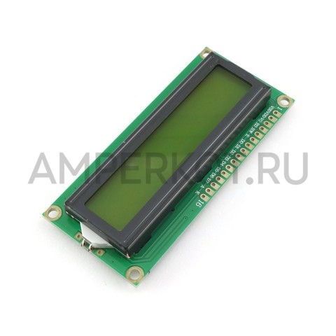 LCD дисплей HJ1602A (зеленая подсветка), фото 2