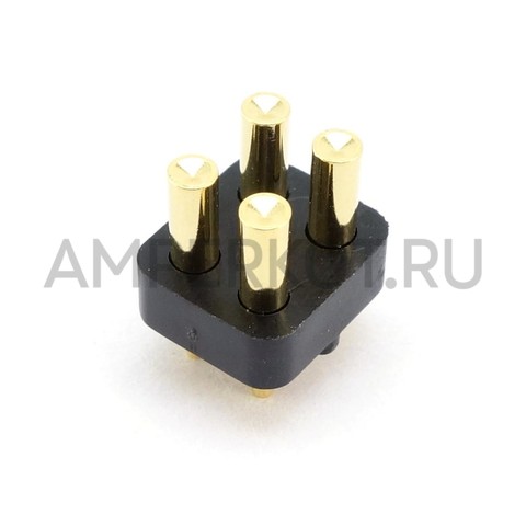 Купить Пого пин PG2.5-10.7-4P (pogo pin) 2x2 прямой female(без пружины ...