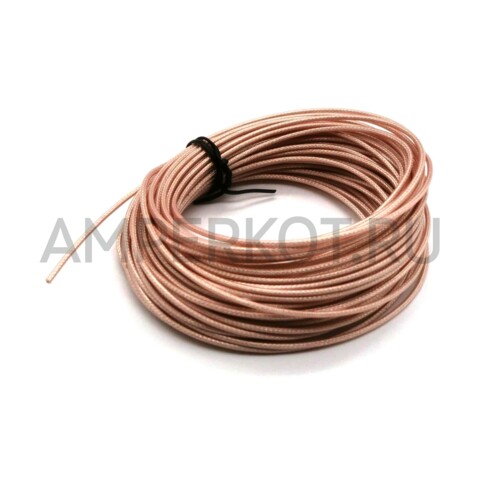 Коаксиальный кабель RG178 50 Ом 1 метр (на отрез), фото 1