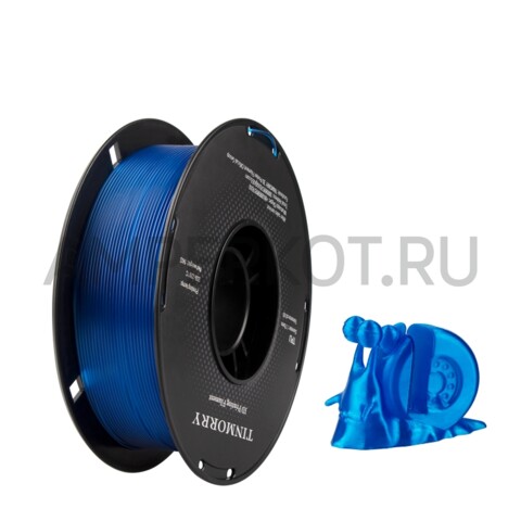 Пластик для 3D-принтера TINMORRY TPU 1.75мм 1 кг Синий прозрачный, фото 1