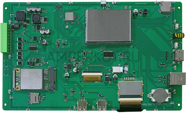10.1" HMI дисплей DWIN DMG10600C101_32WTC IPS 1024*600 емкостный сенсор Android 11 RK3566 2/8ГБ 4G/WiFi/Ethernet  (коммерческий класс), фото 3