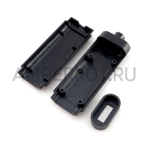 Корпус для DIY (РЭА) устройств с USB AK-N-56 65*23*12мм черный, фото 3