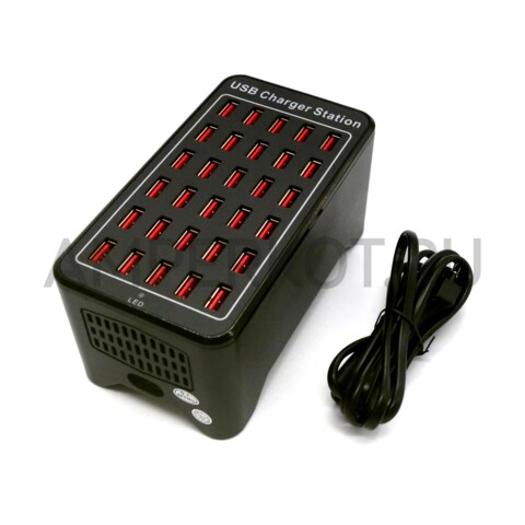 Многопортовая зарядная станция 30 USB портов 150W, фото 1