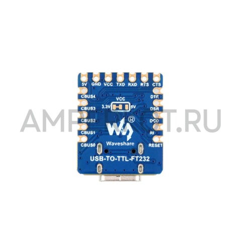 Конвертор Waveshare USB - UART (TTL) FT232RNL 3.3/5V, фото 5