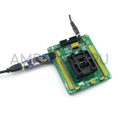 Waveshare IC адаптер для отладки и программирования микроконтроллеров STM32 В корпусе QFP100 (Шаг 0,5 мм), фото 2