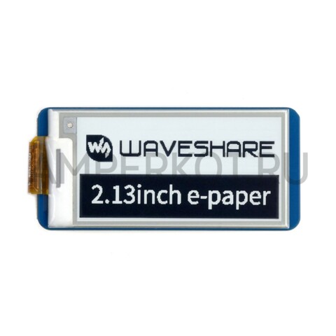 2.13" E-Paper E-Ink дисплей Waveshare для Raspberry Pi Pico, 250×122, черно-белый, SPI, фото 1