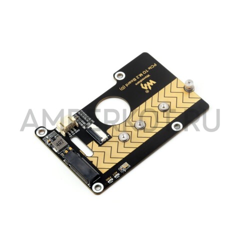 Плата расширения для Raspberry Pi 5 PCIe на M.2 (D), 2280/2260/2242/2230, NVMe, фото 1
