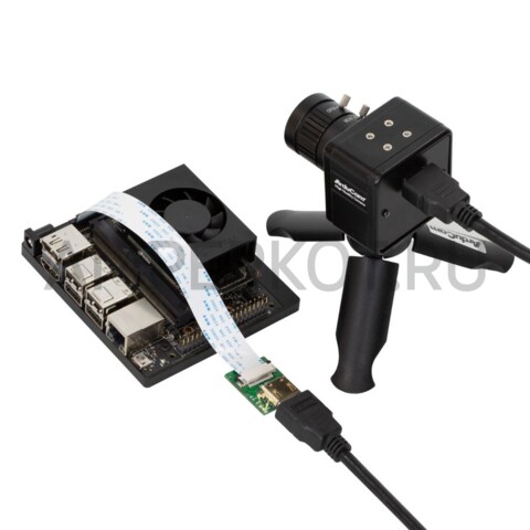 Комплект 12.3 МП камеры Arducam в металлическом корпусе, штативом, CSI-HDMI переходником, IMX477 1/2,3" CS объектив 6 мм для NVIDIA Jetson Nano/Xavier NX и NVIDIA Orin NX/AGX, фото 4