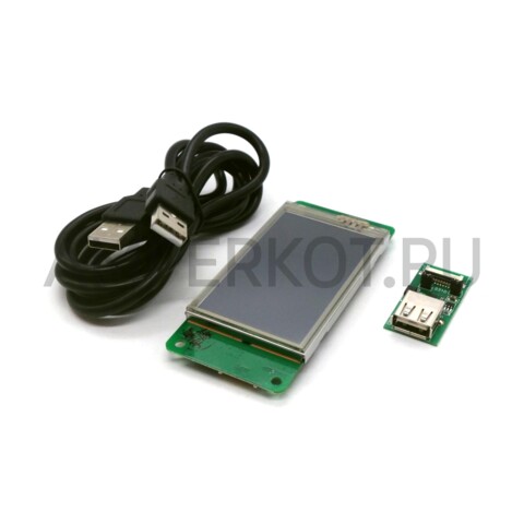 3" IPS HMI дисплей DWIN DMG64360T030_01WTR 640x360 резистивный сенсор, фото 1
