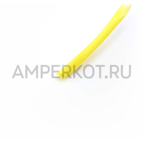 Термоусадка желтая 3мм длина 1м, фото 1