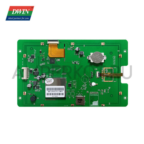 7" IPS HMI дисплей DWIN DMG12800C070_03WTR IPS 800*1280 Резистивный сенсор ASIC T5L2 UART (Коммерческий класс), фото 4