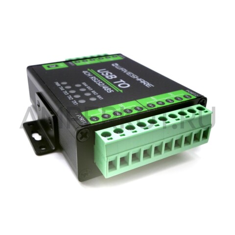 Промышленный конвертор USB в RS232/485  чип FT4232HL 2 канала RS232 + 2 канала RS232/485, фото 3