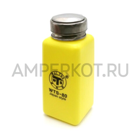 Пластиковая емкость для технических жидкостей WTS-80 250 мл с дозатором желтый, фото 3