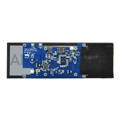 7.9" сенсорный дисплей Waveshare 400×1280, HDMI, IPS, закаленное стекло, емкостной сенсор, фото 4