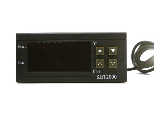 Цифровой контроллер влажности и температуры SHT2000 DC 12V с выносным датчиком, фото 3