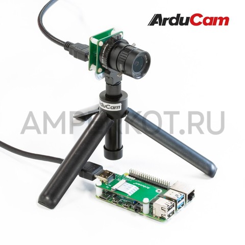 Комплект адаптеров CSI-HDMI для 12МП камеры с сенсором IMX477 Raspberry Pi HQ, фото 3