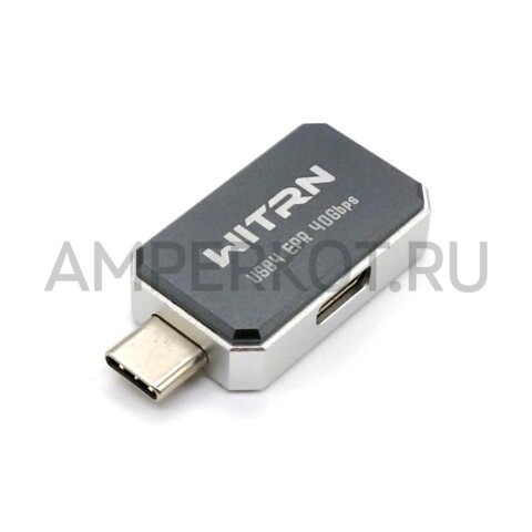 USB тестер WITRN C4L 3.3-36V 6A PD3.1 с EPR адаптером, фото 6