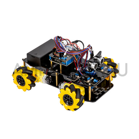Стартовый набор ACEBOTT ESP32 Smart Car с 4WD колесами Mecanum (QD001), фото 3