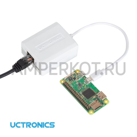 USB адаптер UCTRONICS  POE/Ethernet 10/100 Мбит 5V/2.5A для Raspberry Pi Zero, IEEE 802.3af, фото 4
