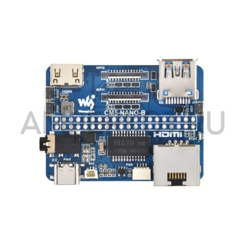 Материнская плата Waveshare Nano Base (B) для Raspberry Pi CM5, фото 2