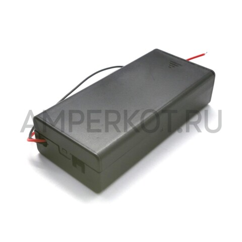 Бокс для двух аккумуляторов 18650 (параллельное подключение), фото 2
