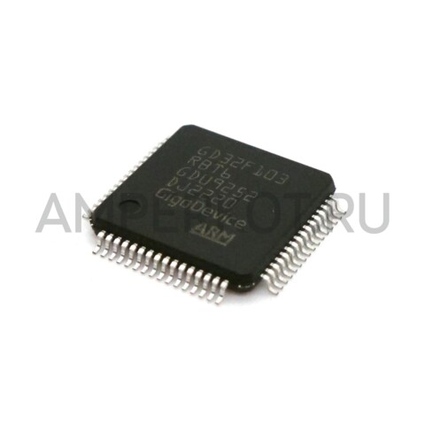 32-х битный микроконтроллер GD32F103RBT6 ARM Cortex-M3 RISC, 108МГц 128КБ, фото 1