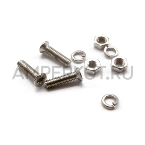 Разъем Разъем GX19M 2 контакта 19 мм (комплект штекер + гнездо с фланцем+крышка), фото 6