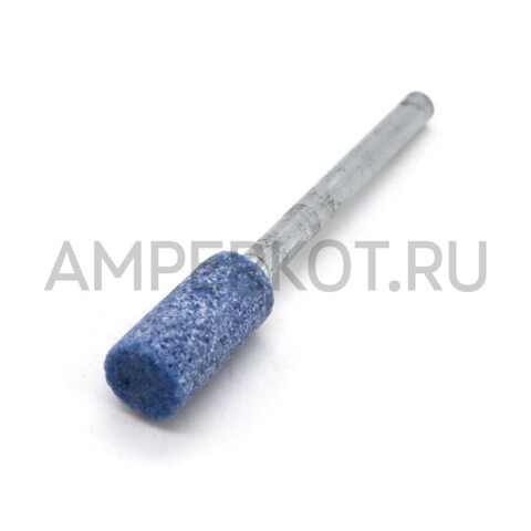 Шарошка абразивная шлифовальная синий корунд цилиндрическая 6 мм, фото 2