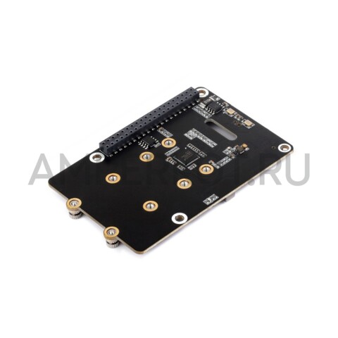 Плата расширения для Raspberry Pi 5 PCIe на два канала M.2 Type B, 2280/2260/2242/2230, NVMe, фото 4