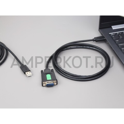 Переходник Waveshare USB - RS232 Type A ー DB9 (папа) FT232RL 1.5 метра, фото 3
