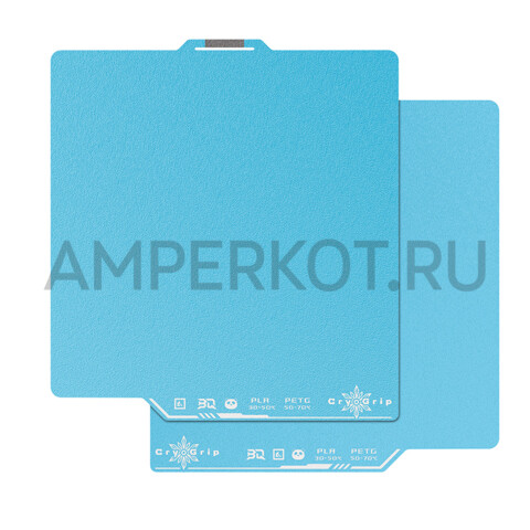 Двусторонняя платформа Bigtreetech Frostbite Rough Texture для стола 3D принтера Bambu серии X1/P1/A1, фото 1