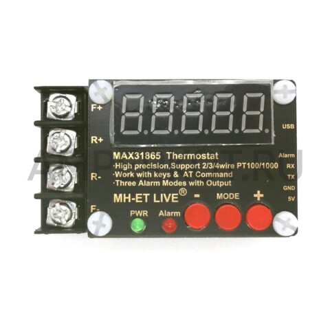Модуль измерения температуры MAX31865 для  высокоточного датчика PT100 UART, фото 2