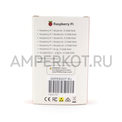 Мини-компьютер Raspberry Pi Model B+ (512M) RASPBERRY-MODB+, фото 10