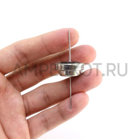 Конденсатор К52-5С оксидно-электролитический объёмно-пористый танталовый 50В 150мкФ 10% Россия, фото 3